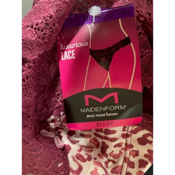 Maidenform & Jenni 2 Pack Thong Panty XXL (11-AL) - Picture 7 of 8